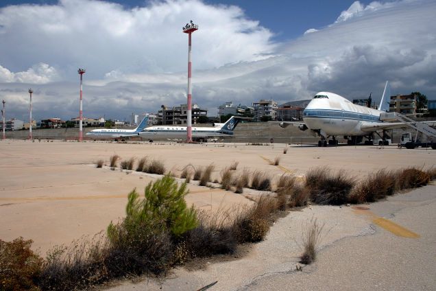 Заброшенный международный аэропорт в Афинах