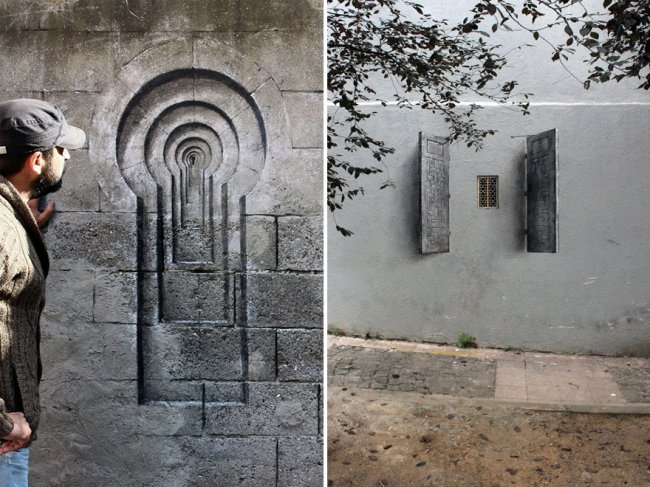 Поэтичный стрит-арт испанского художника Pejac