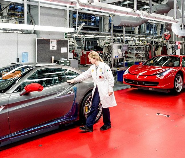 Как собирают Ferrari на заводе в Маранелло