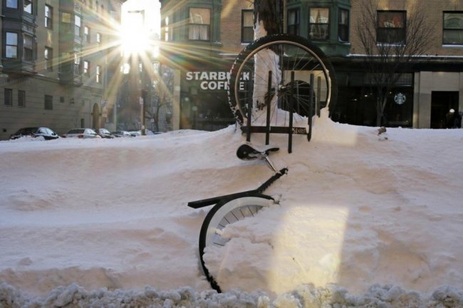 Лучшие фотографии исторической бостонской зимы