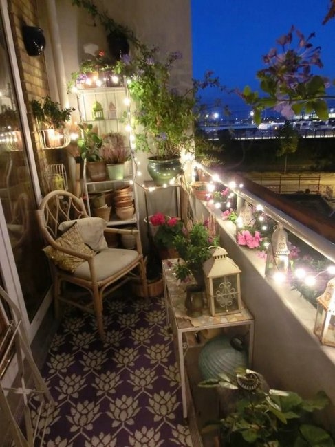 Самые красивые маленькие балконы