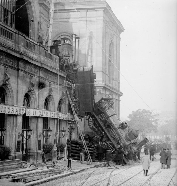 Крушение поезда на вокзале Монпарнас 1895 года