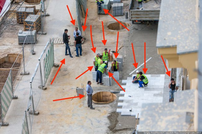 Как работают на стройке-реконструкции Садового кольца