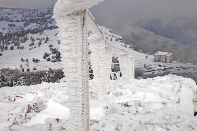 Крым: Ай-Петри в снегу