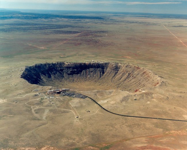 Метеоритный кратер в Аризоне