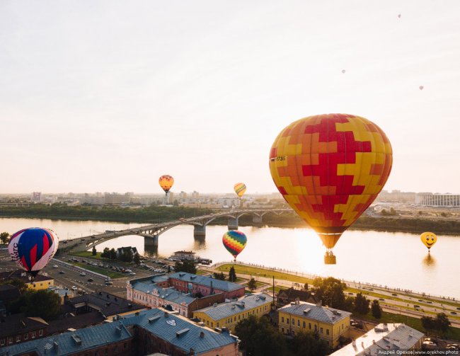 Фестиваль воздухоплавания в Нижнем Новгороде