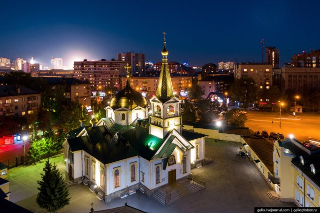 Новосибирск с высоты: самый большой город Сибири