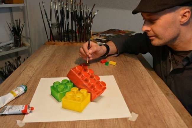 Потрясающие 3D-рисунки на обычной бумаге
