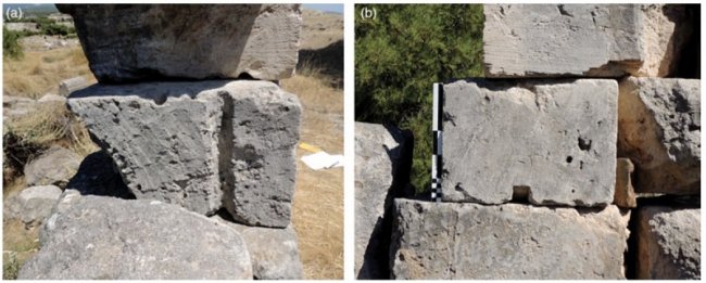 Древнегреческая техника перемещения массивных каменных блоков