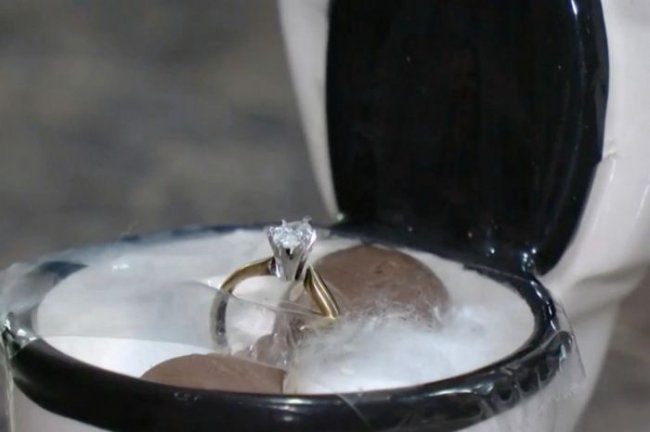Пропавшее 21 год назад помолвочное кольцо американская пара нашла в унитазе