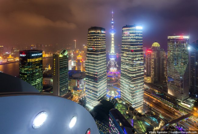 Гуанчжоу и Шанхай с высоты