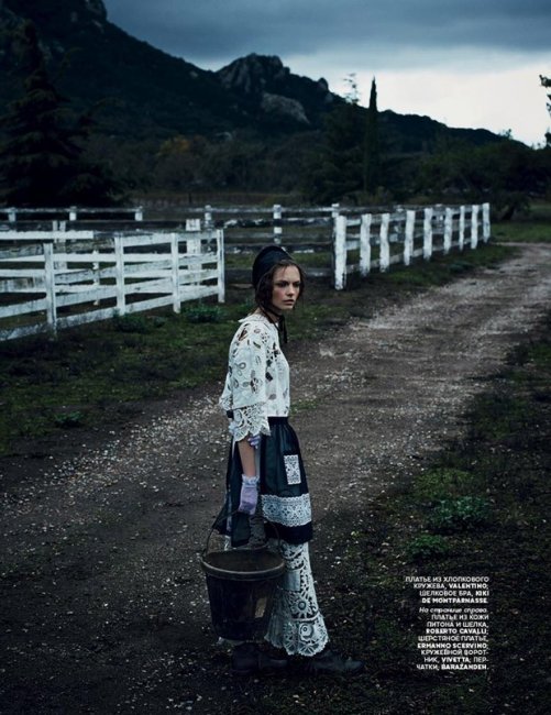 Мина Цветкович в Vogue Russia