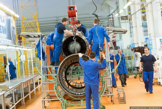 Производство авиадвигателей в России