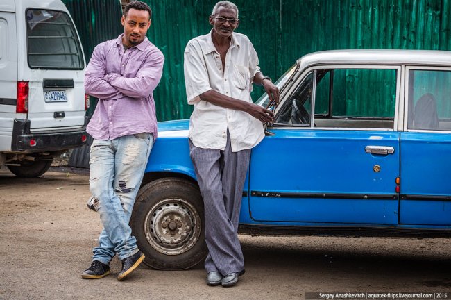 Эфиопское такси. ВАЗ-2101