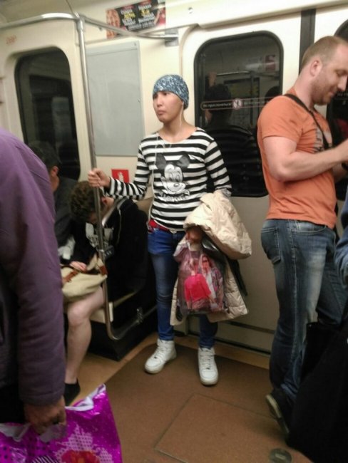 Странные пассажиры из российского метрополитена