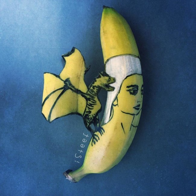 Голландский художник творит что-то невероятное с бананами